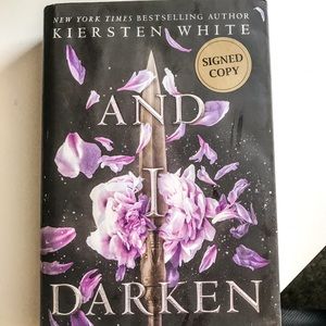 SIGNED copy | Kiersten White | And I darken